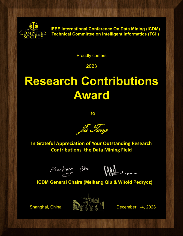 Awards for ICDM2023